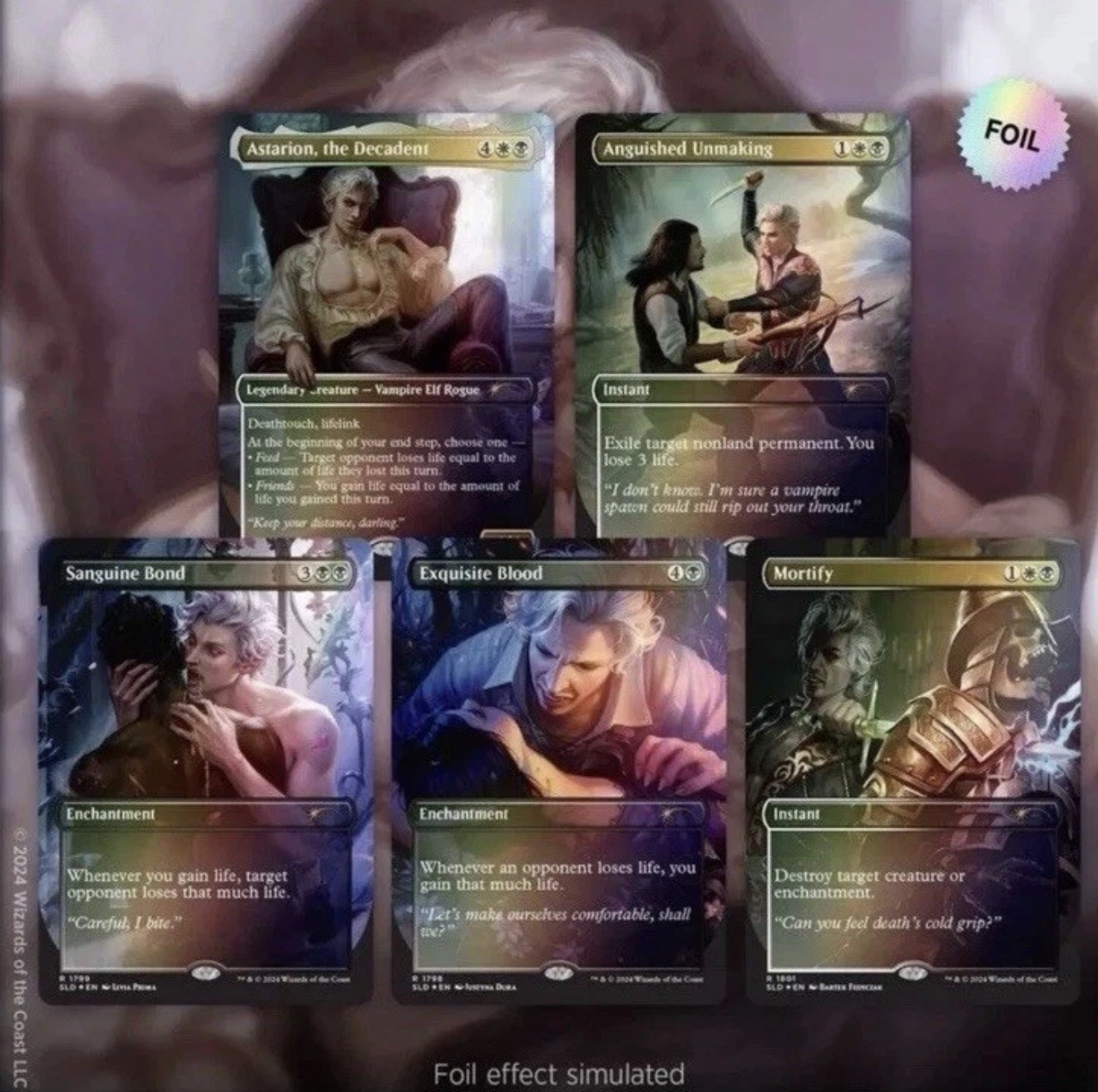 Secret Lair x Dungeons & Dragons: Astarion’s Thirst – Rainbow Foil – MtG