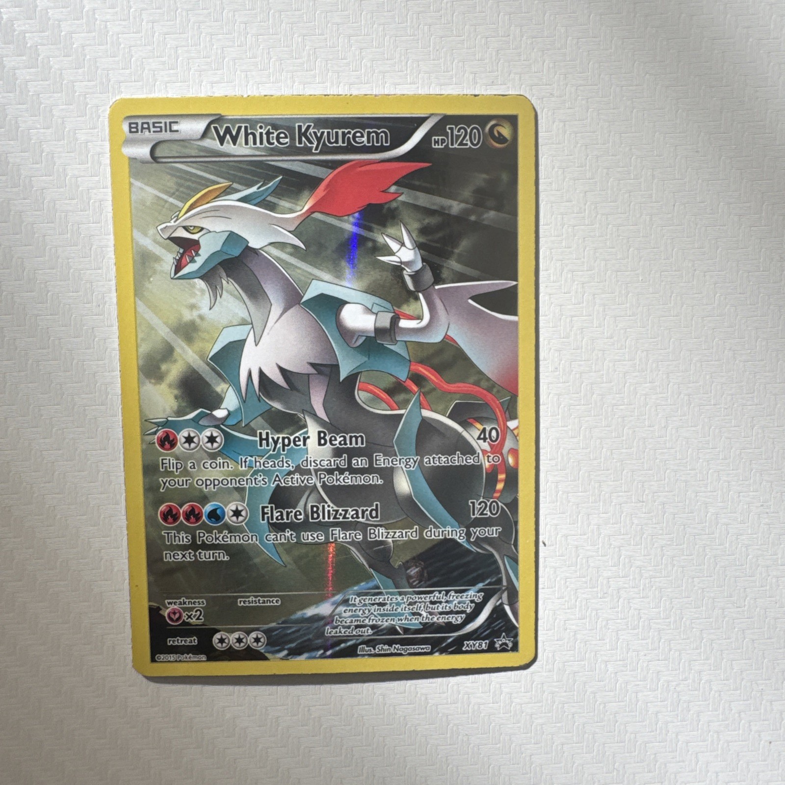 White Kyurem (Full Art Promo) XY81 XY Holo