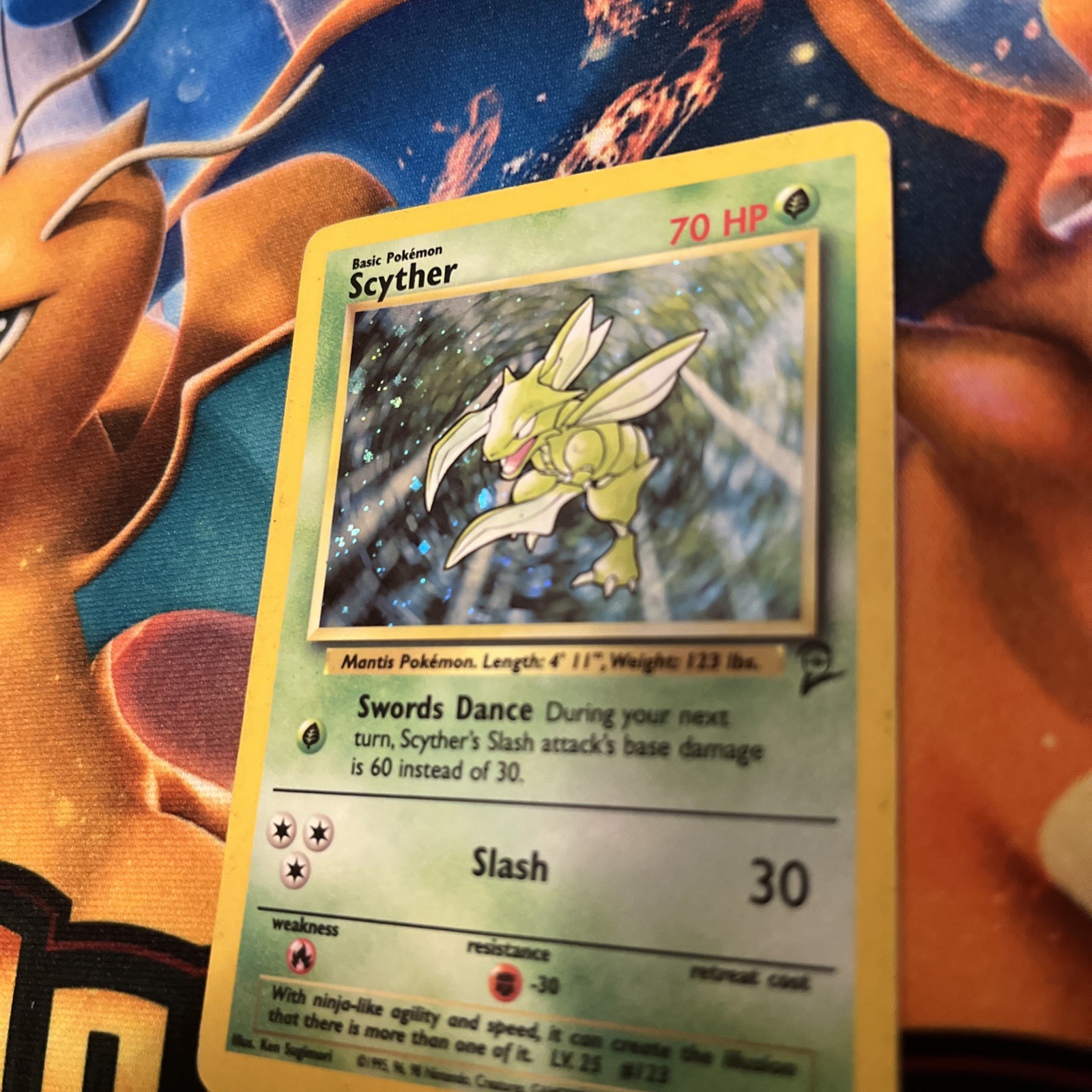 Scyther 017/130 Base Set 2 Holo