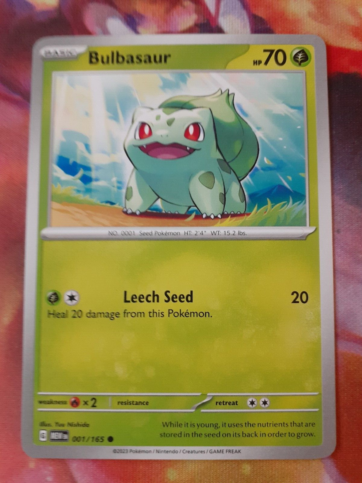 Bulbasaur 1/165 2023 Pokemon 151 Mew EN English LP-NM