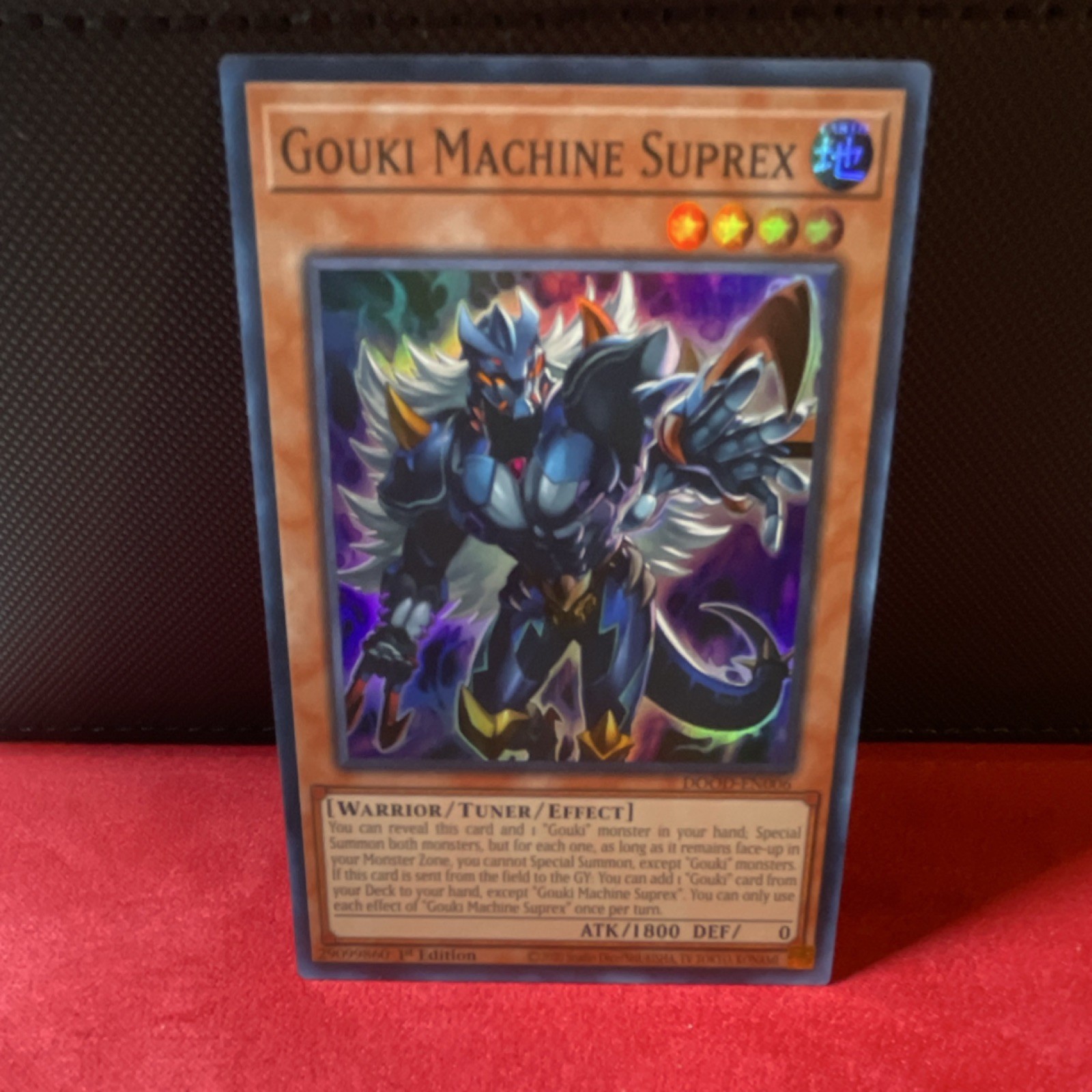 Yu-Gi-Oh! Gouki Machine Suprex Effect Tuner 1st Edition EGO1-EN024 English