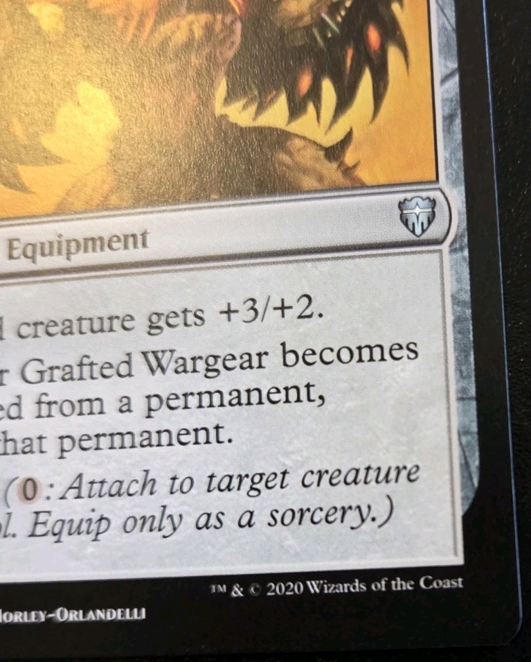 Grafted Wargear 312/361 Uncommon Commander Legends Magic: The Gathering