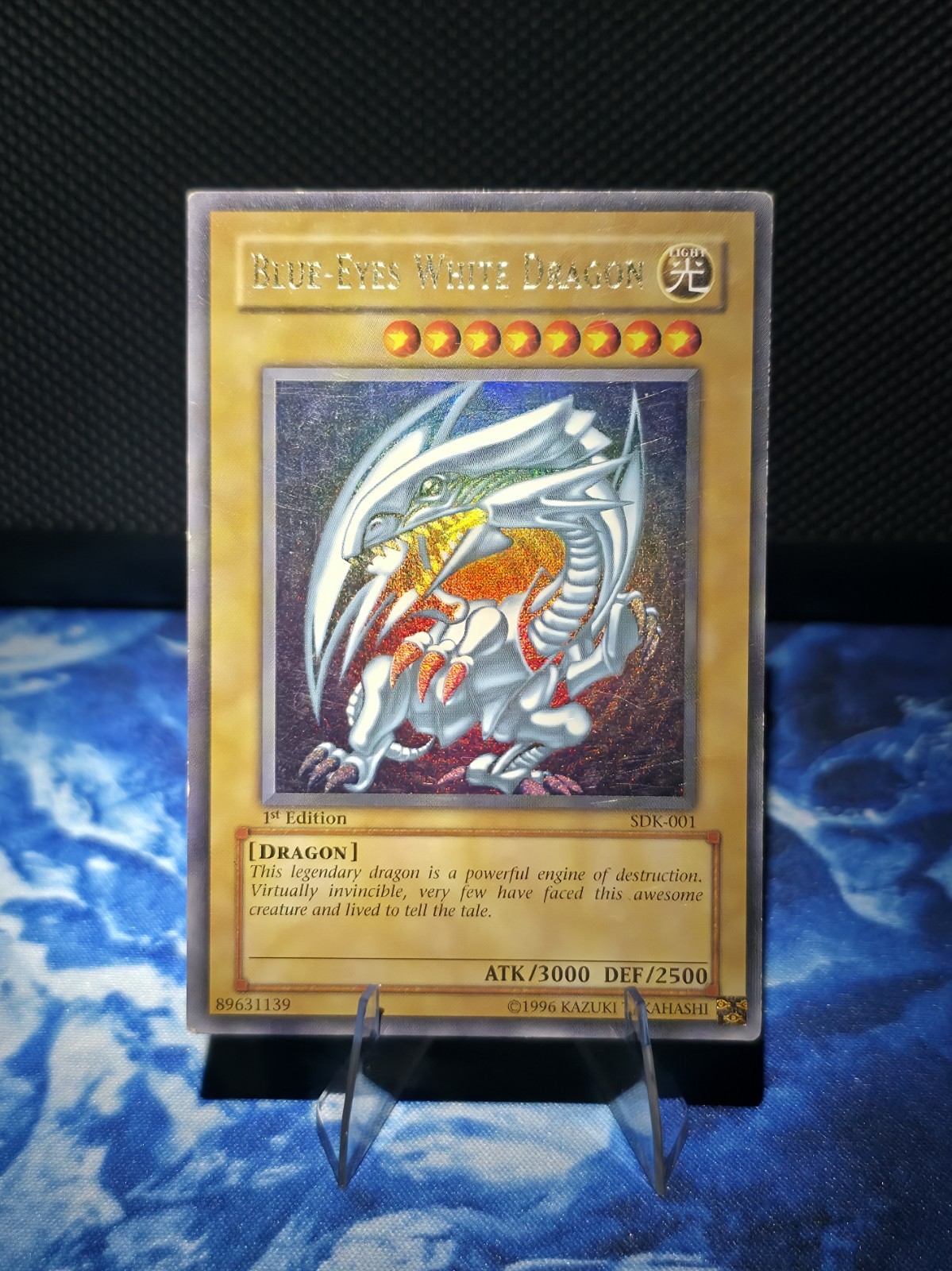 Blue-Eyes White Dragon 1st Edition Starter Deck Kaiba (SDK) LP