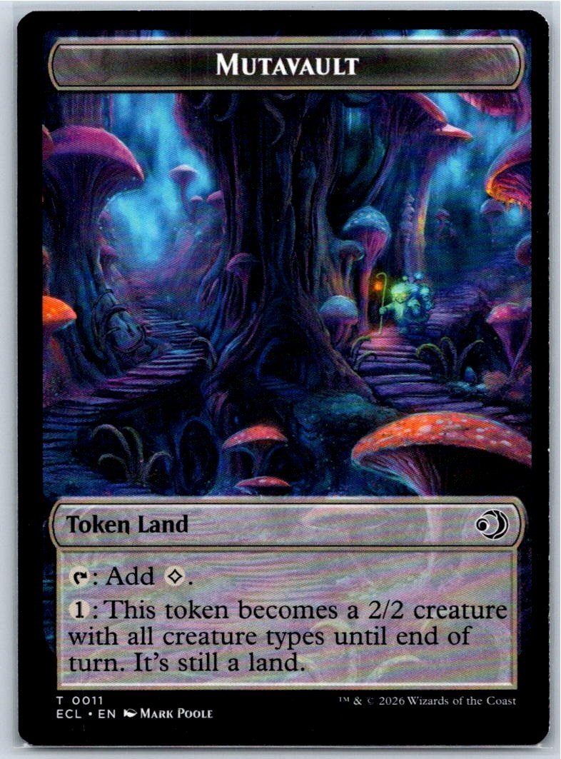 Elk // Mutavault Double-Sided Token Lorwyn Eclipsed 2 // 11 LP-NM MTG Card