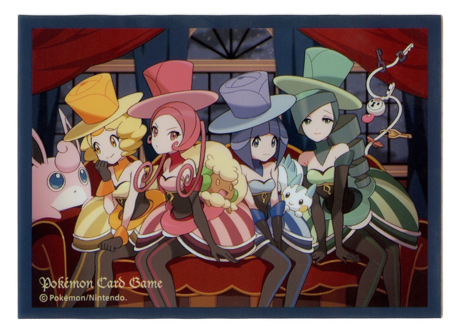 2018 Battle Chatelaine Girls Individual Card Sleeve Pokemon Center Japan