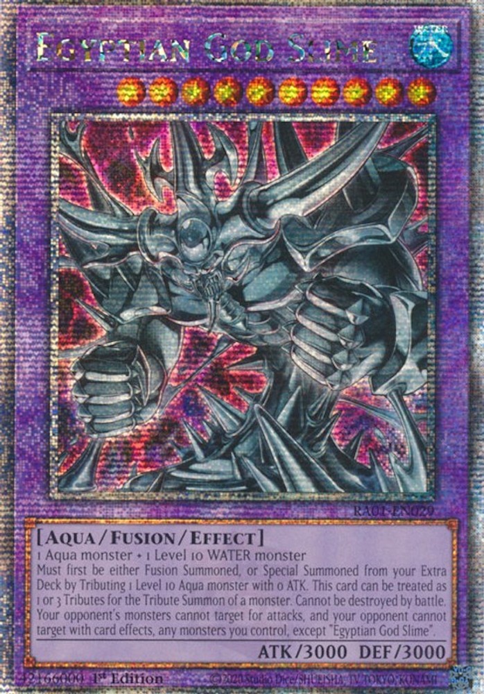 Egyptian God Slime (Quarter Century Secret Rare)-Quarter Century Secret Rare …
