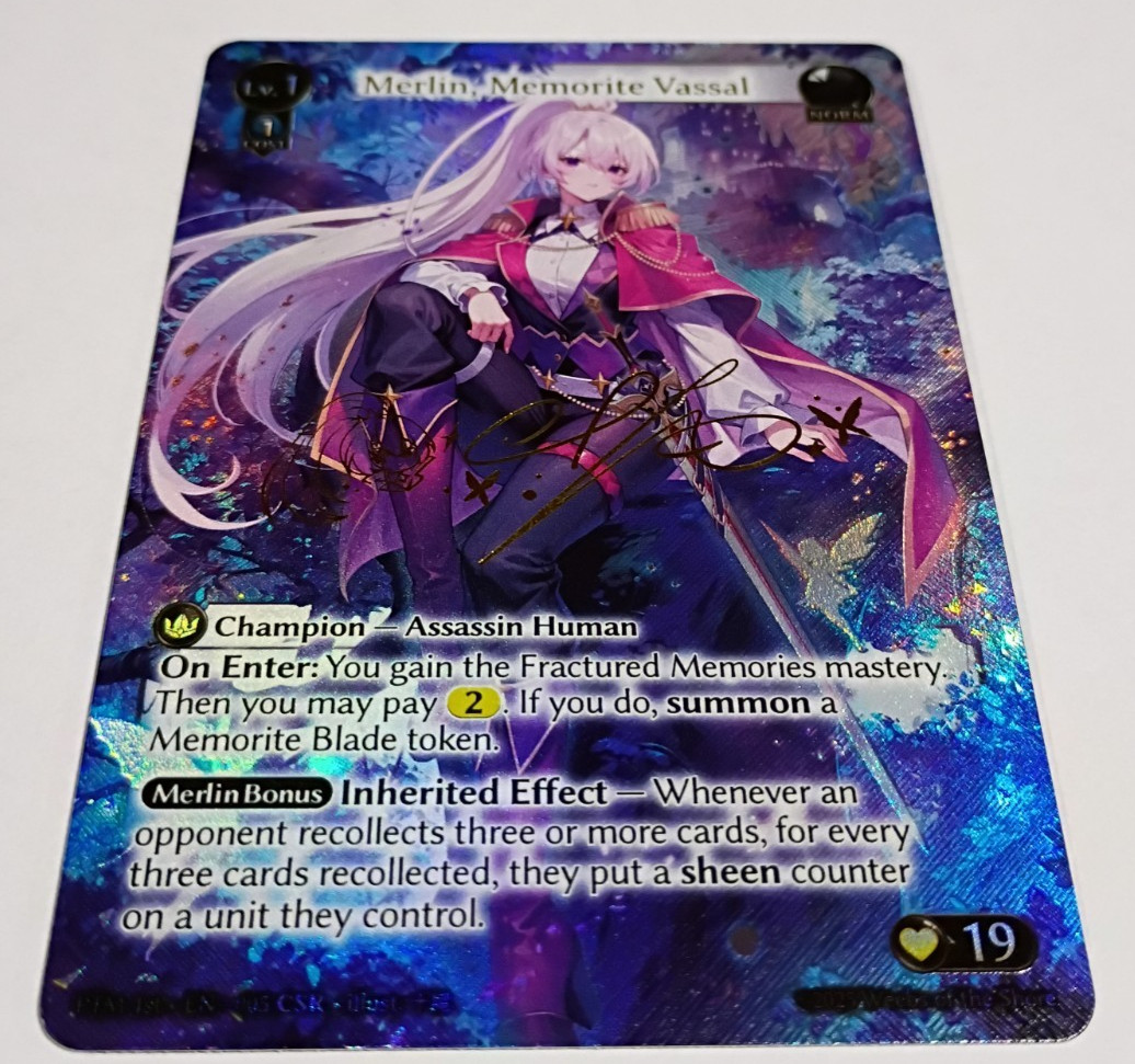 Merlin, Memorite Vassal (CSR) 005 [Phantom Monarchs] Grand Archive TCG