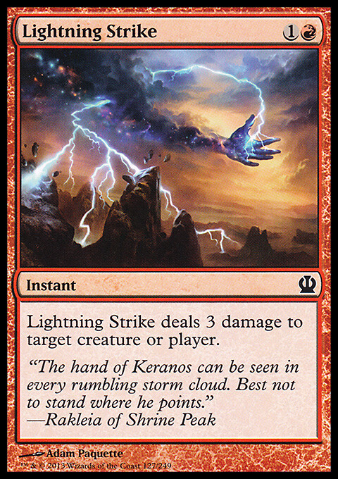MTG Magic the Gathering Lightning Strike (127/260) Theros LP