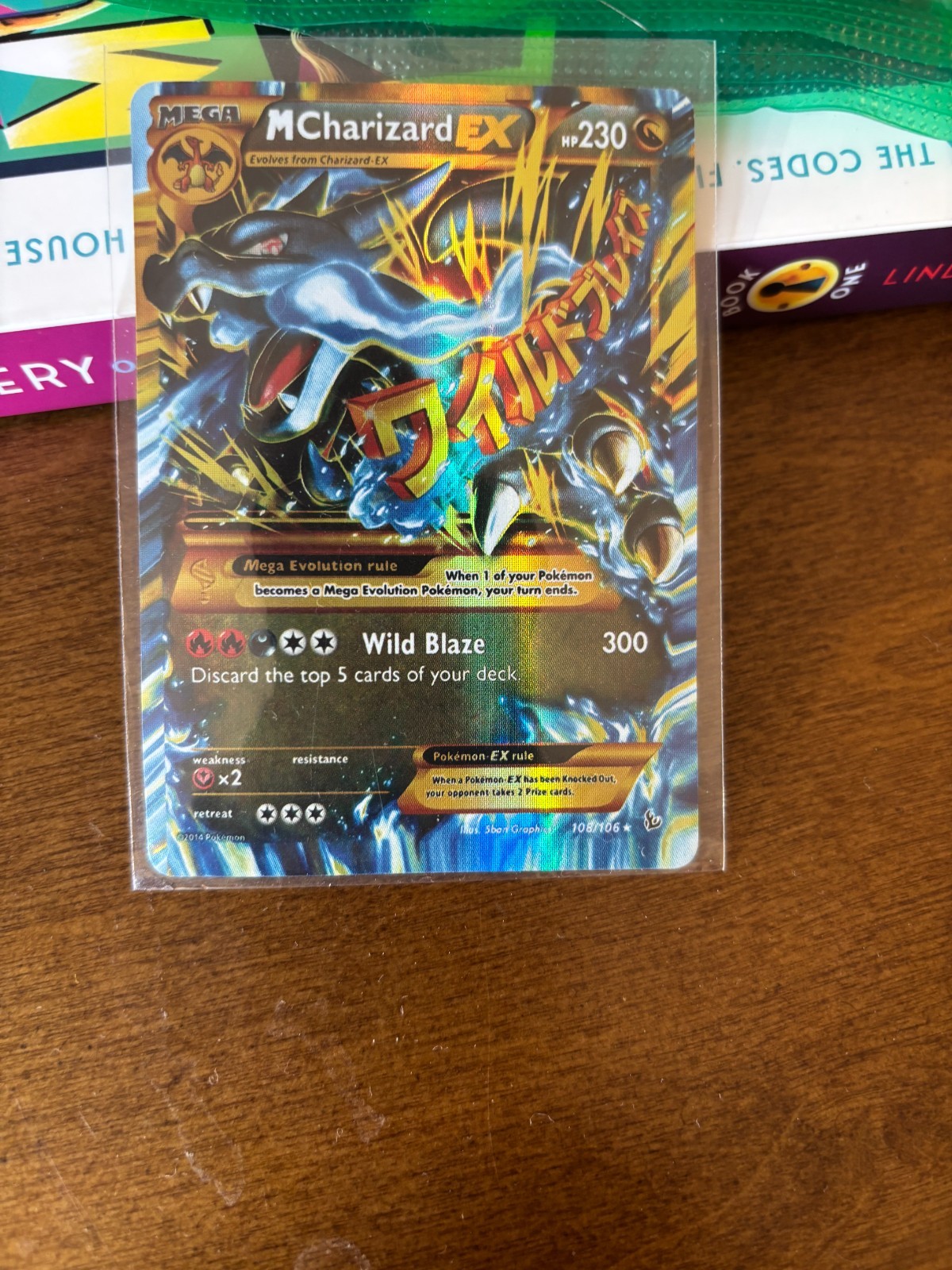 Pokémon M Charizard EX 108/106 Secret Rare – XY Flashfire – Holo Ultra Rare LP