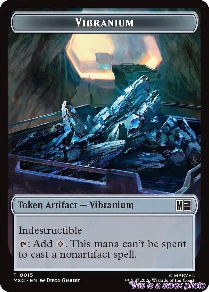 The Monarch (0016) // Vibranium (0015) Double-Sided Token NM #16 MSC Magic