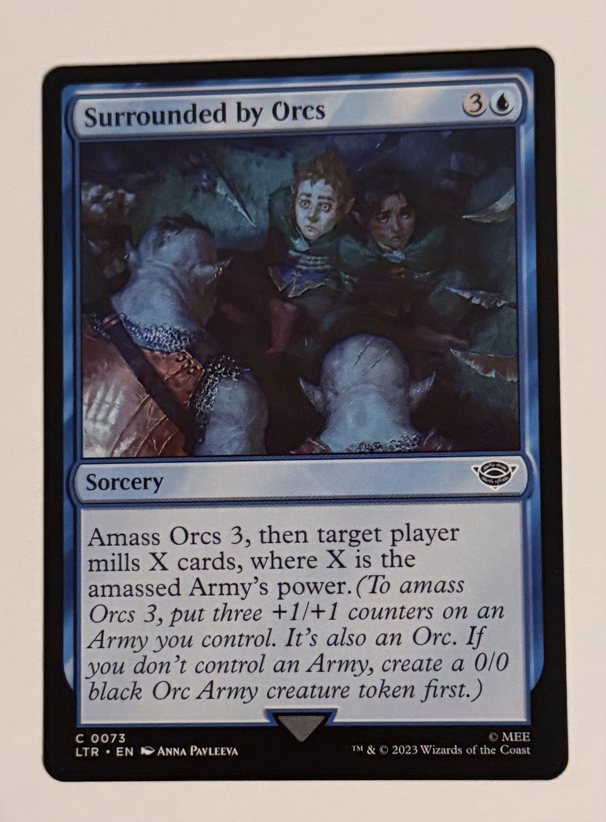 MTG Surrounded by Orcs (73/479) The Lord of the Rings Tales of Middle-earth NM