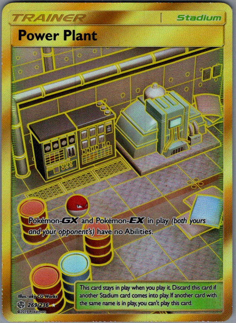 Power Plant (Secret) Secret Rare SM – Cosmic Eclipse 269/236 NM