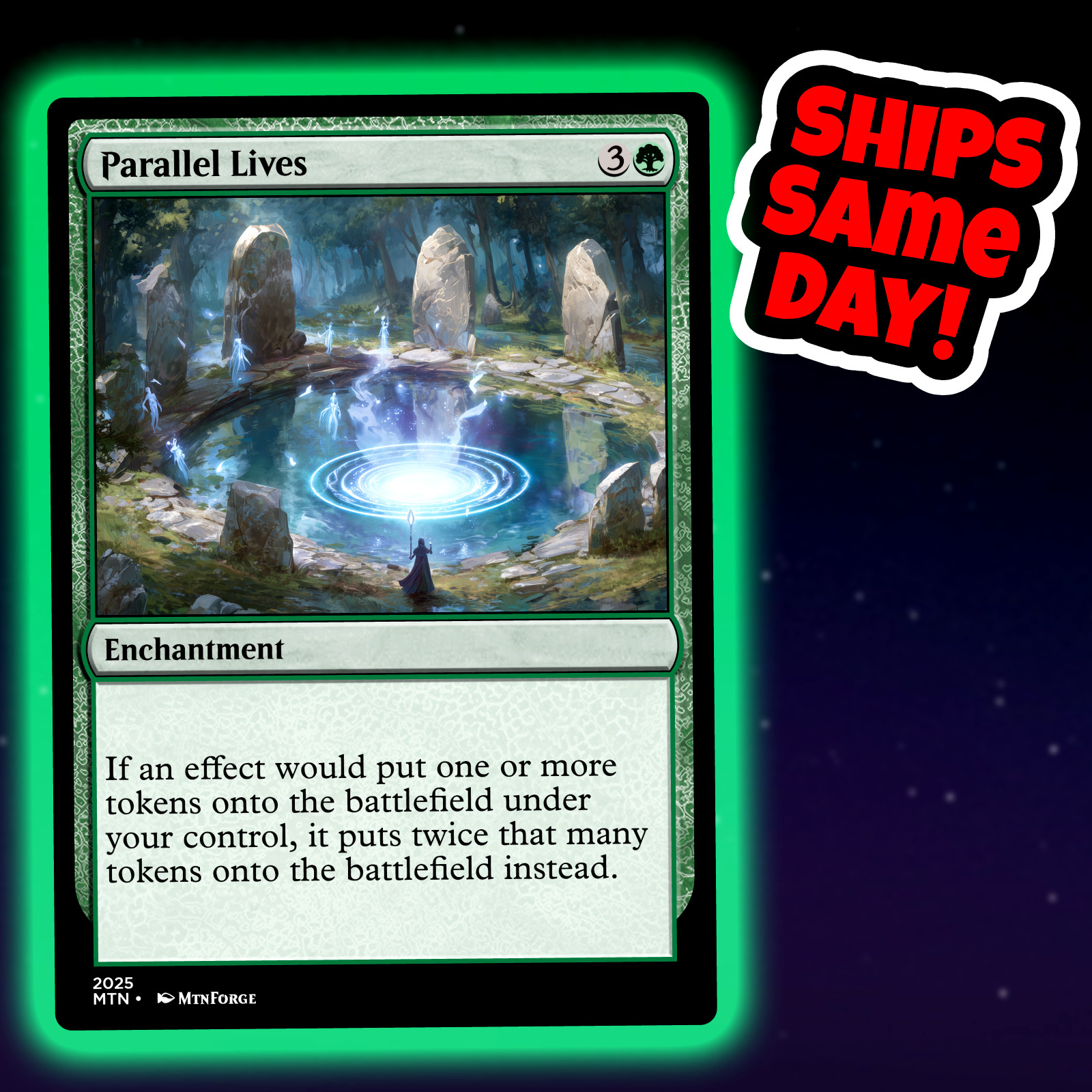 Parallel Lives – Custom Art Magic: The Gathering Playtest Card – Commander EDH