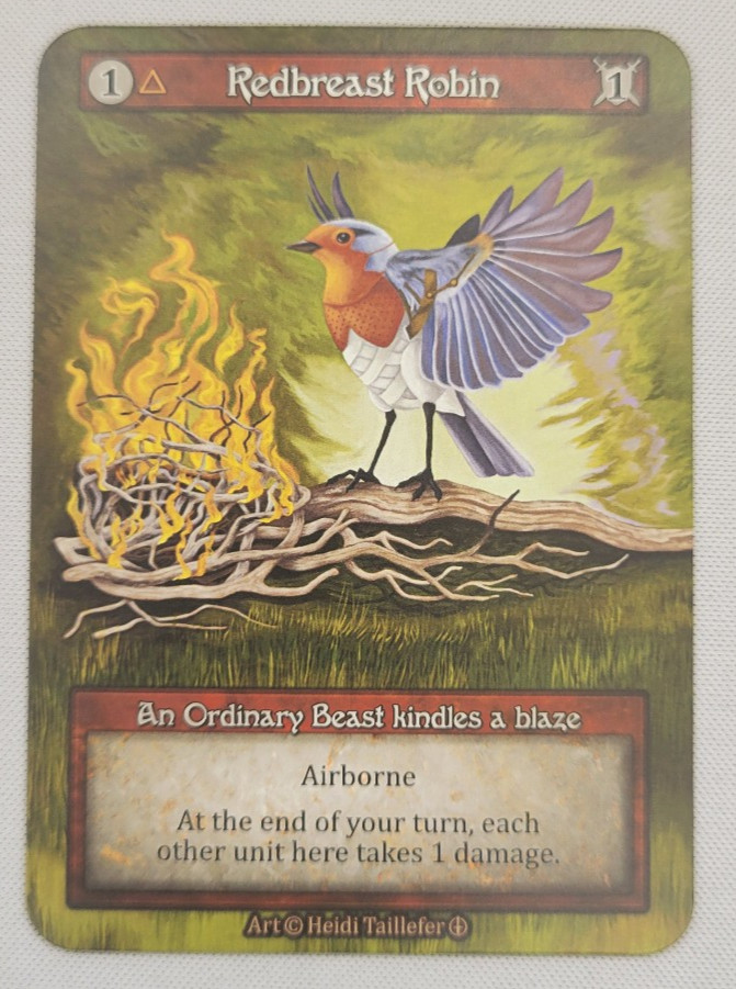 Redbreast Robin – Ordinary – Arthurian Legends – Sorcery Contested Realm