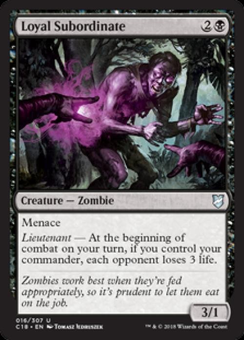 Loyal Subordinate – Light Play MTG Commander 2018