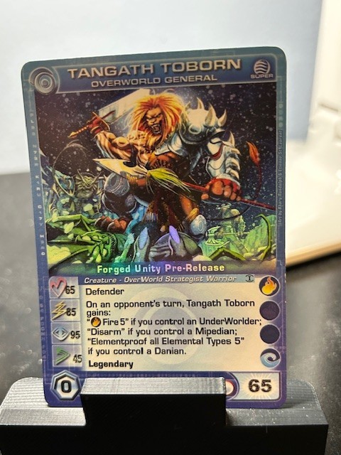 4-MAX CHAOTIC PROMO TANGATH TOBORN OVERWORLD GENERAL MAX ECWS CARD