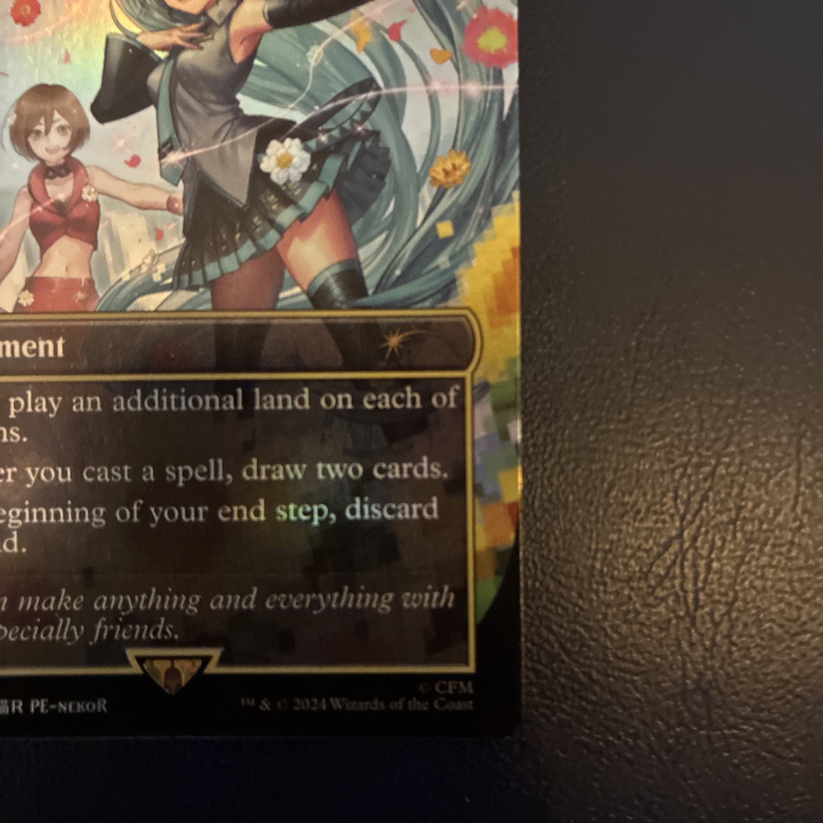 MTG Song of Creation Hatsune Miku Secret Lair Drop Series Foil Card
