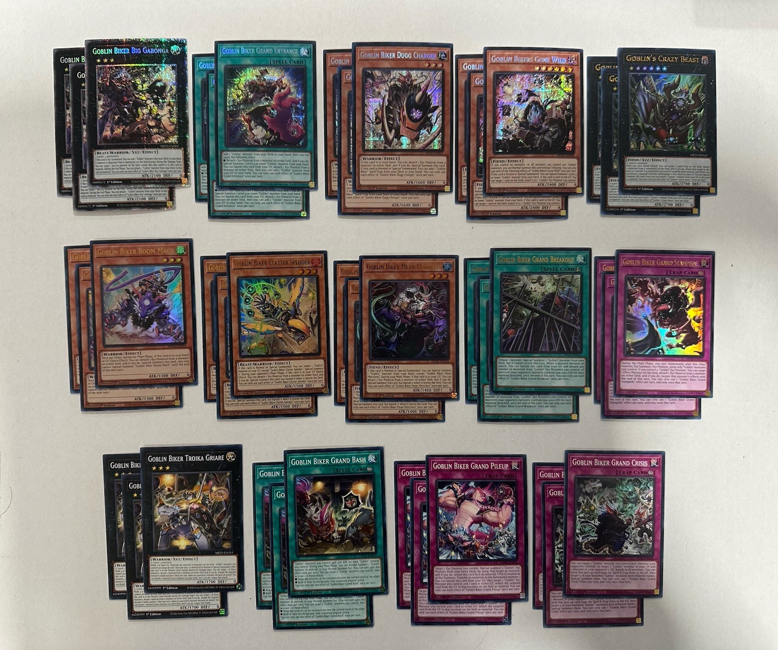 YUGIOH: Goblin biker Deck Core 42 Cards MP25 Mega Pack 2025 NM