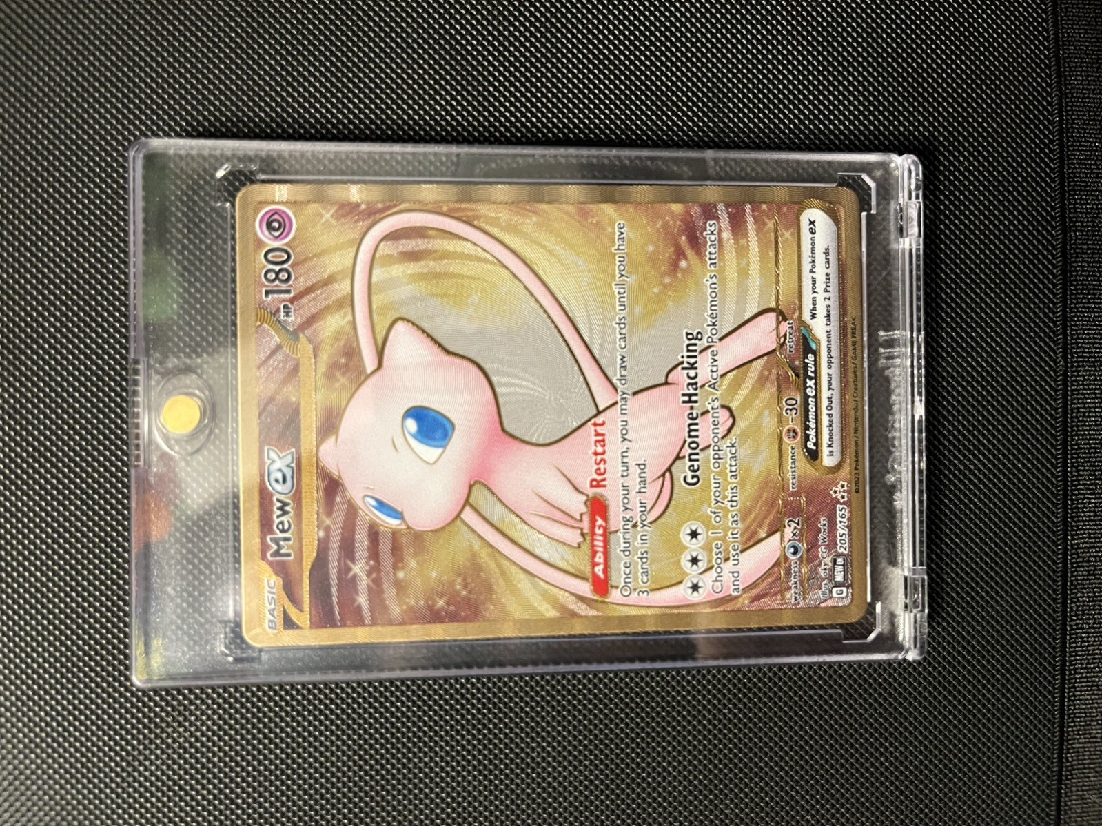 Mew ex – 151 Metal Card 205/165 Scarlet & Violet 151 Holo Pokemon