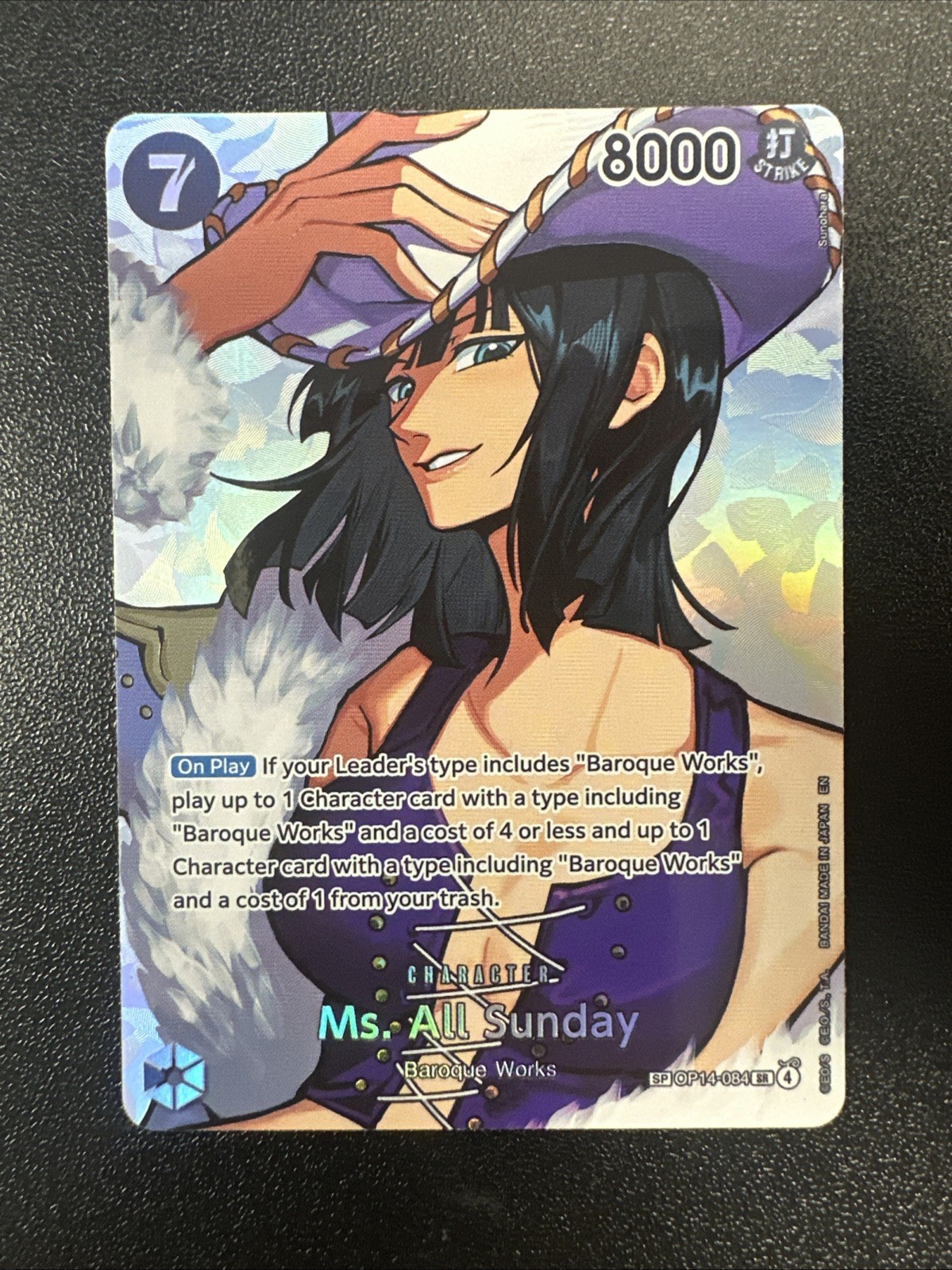 Ms. All Sunday (SP) OP14-084 The Time of Battle Foil NM JL