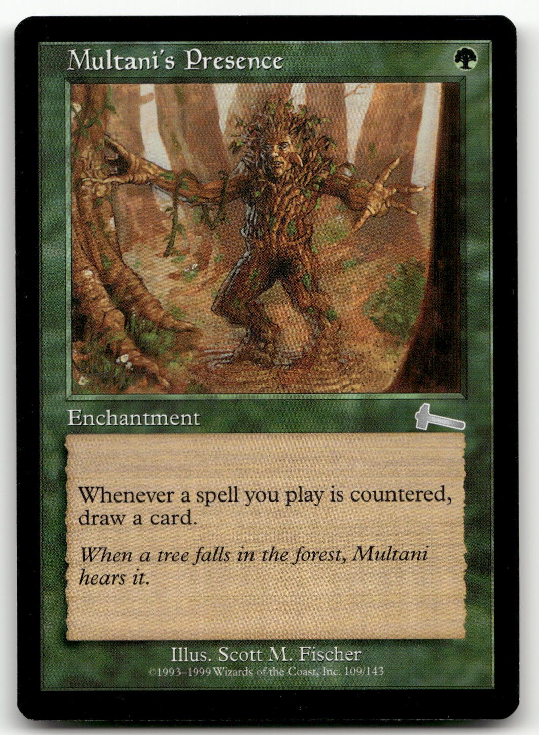 Multani’s Presence #109 (NM) Urza’s Legacy ULG Magic MTG
