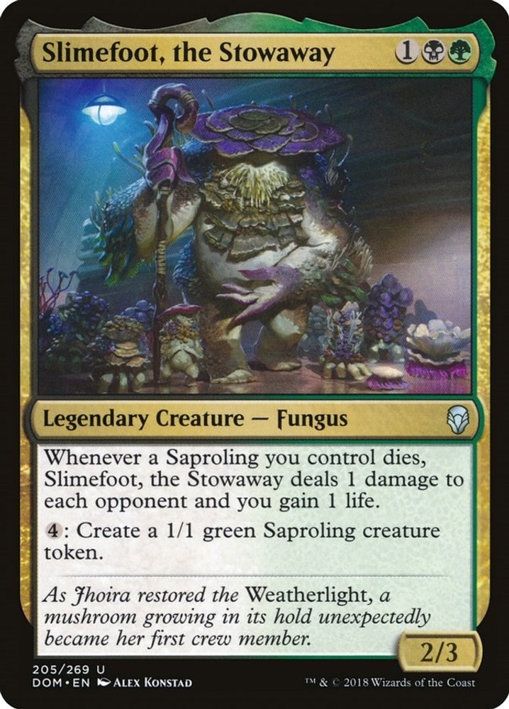 NM – Slimefoot, the Stowaway [DOM – 205] Dominaria