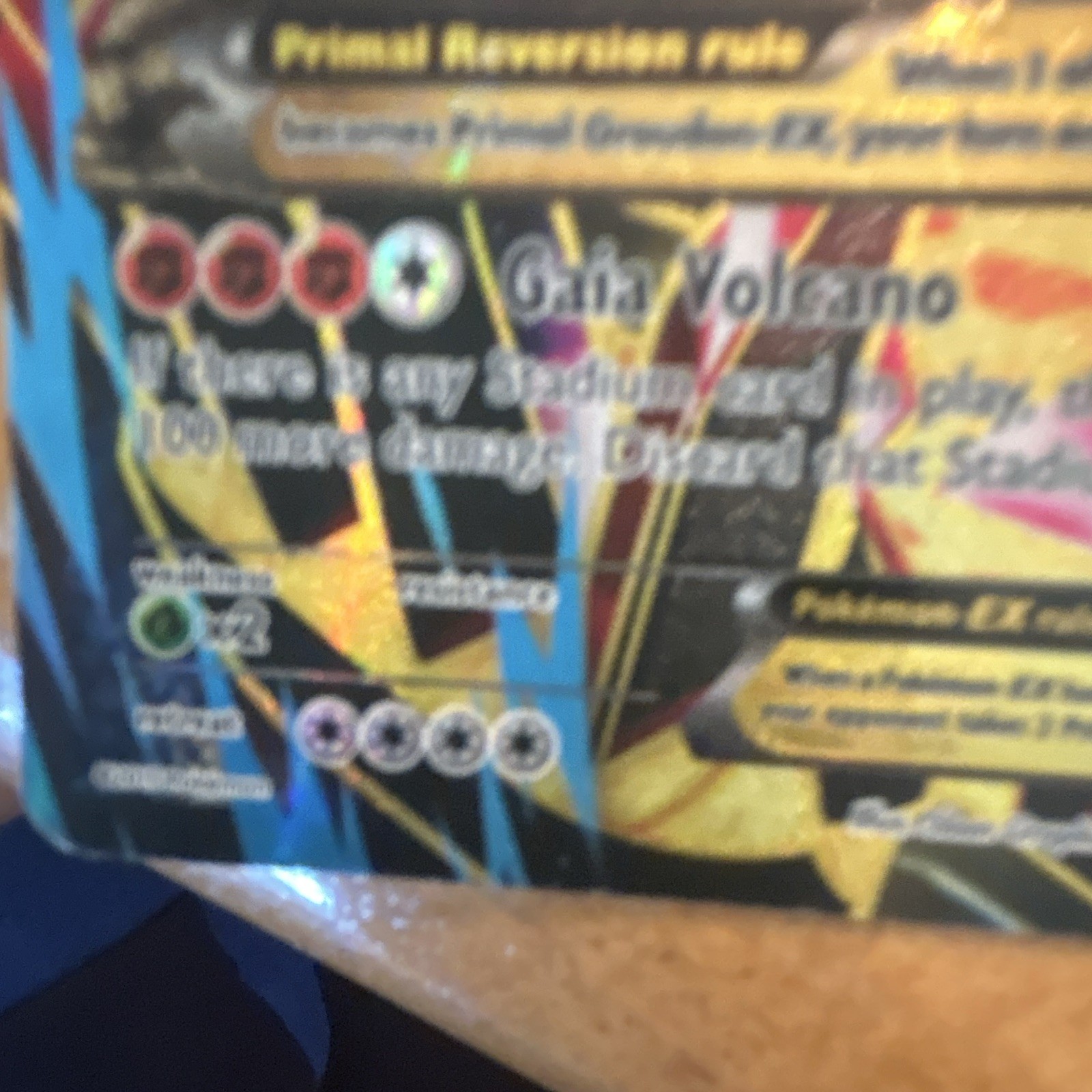 Primal Groudon EX Full Art Holo Ultra Rare 151/160 240 HP Primal Clash UNGRADED