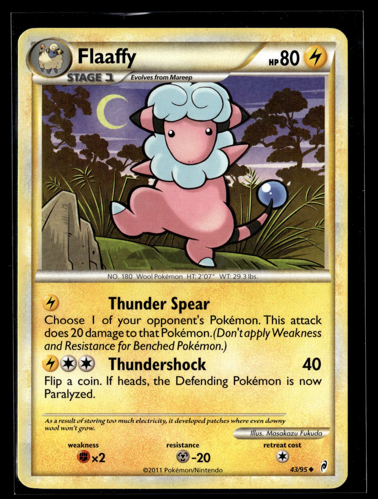 Pokemon TCG Call of Legends #43/95 Flaaffy
