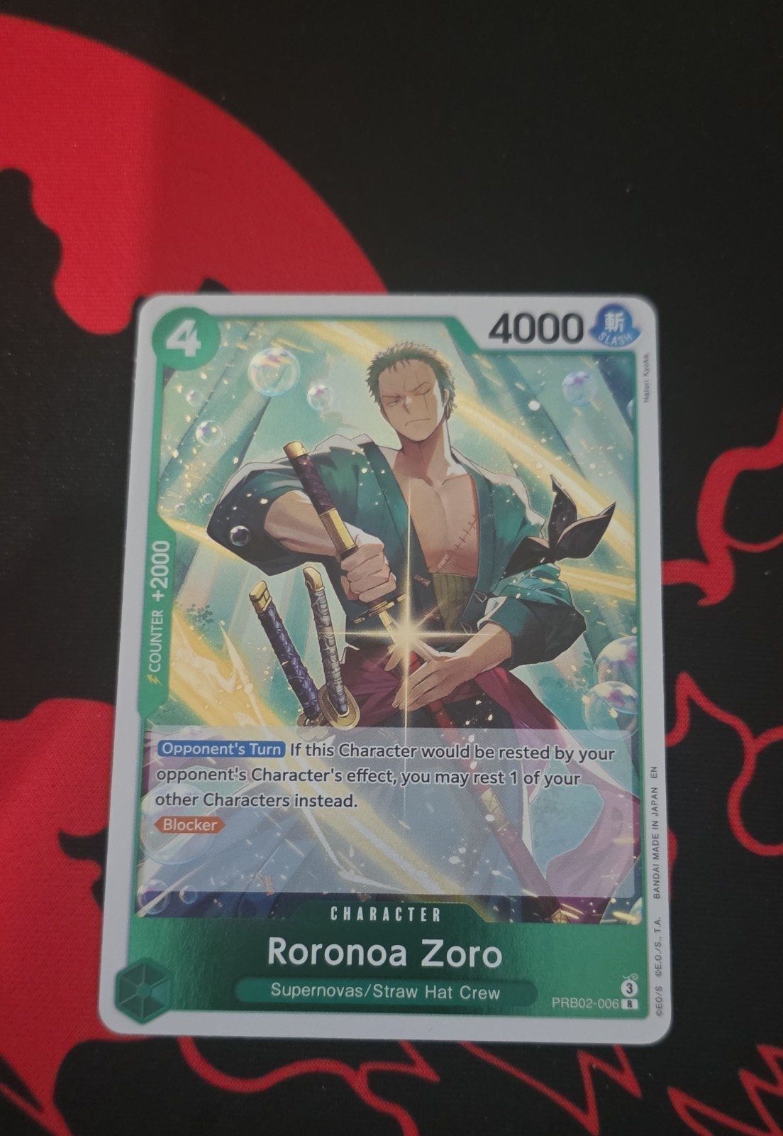 Roronoa Zoro – PRB02-006 PRB02-006 Premium Booster -The Best- Vol. 2 Foil