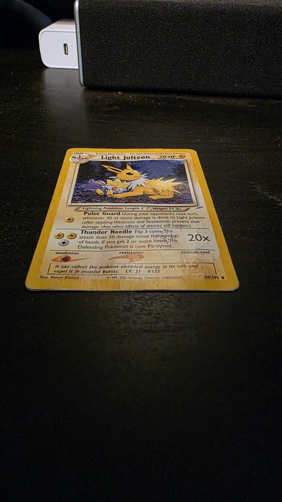 Light Jolteon 48/105 Neo Destiny Uncommon 70 HP English Unlimited