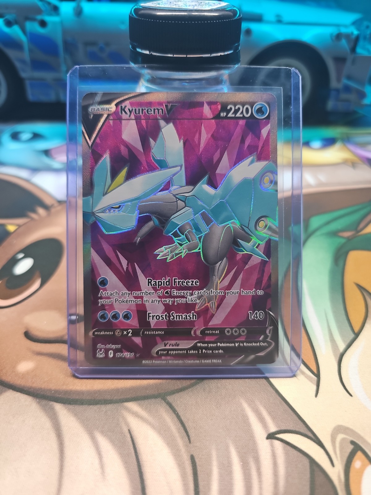 Pokemon TCG Kyurem V 174/196 Lost Origin Ultra Rare Full Art Holo 2022