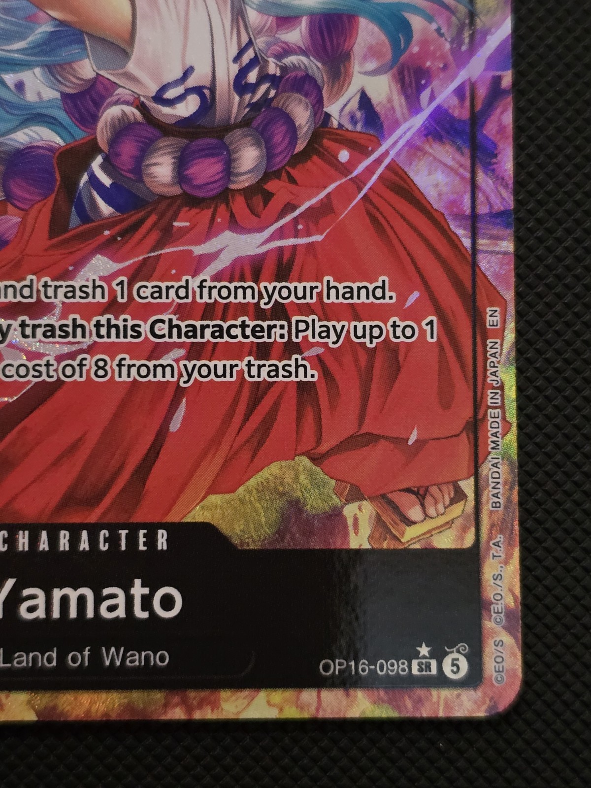 Yamato OP16-098 SR – Alt Art Holo, One Piece CCG, The Time of Battle