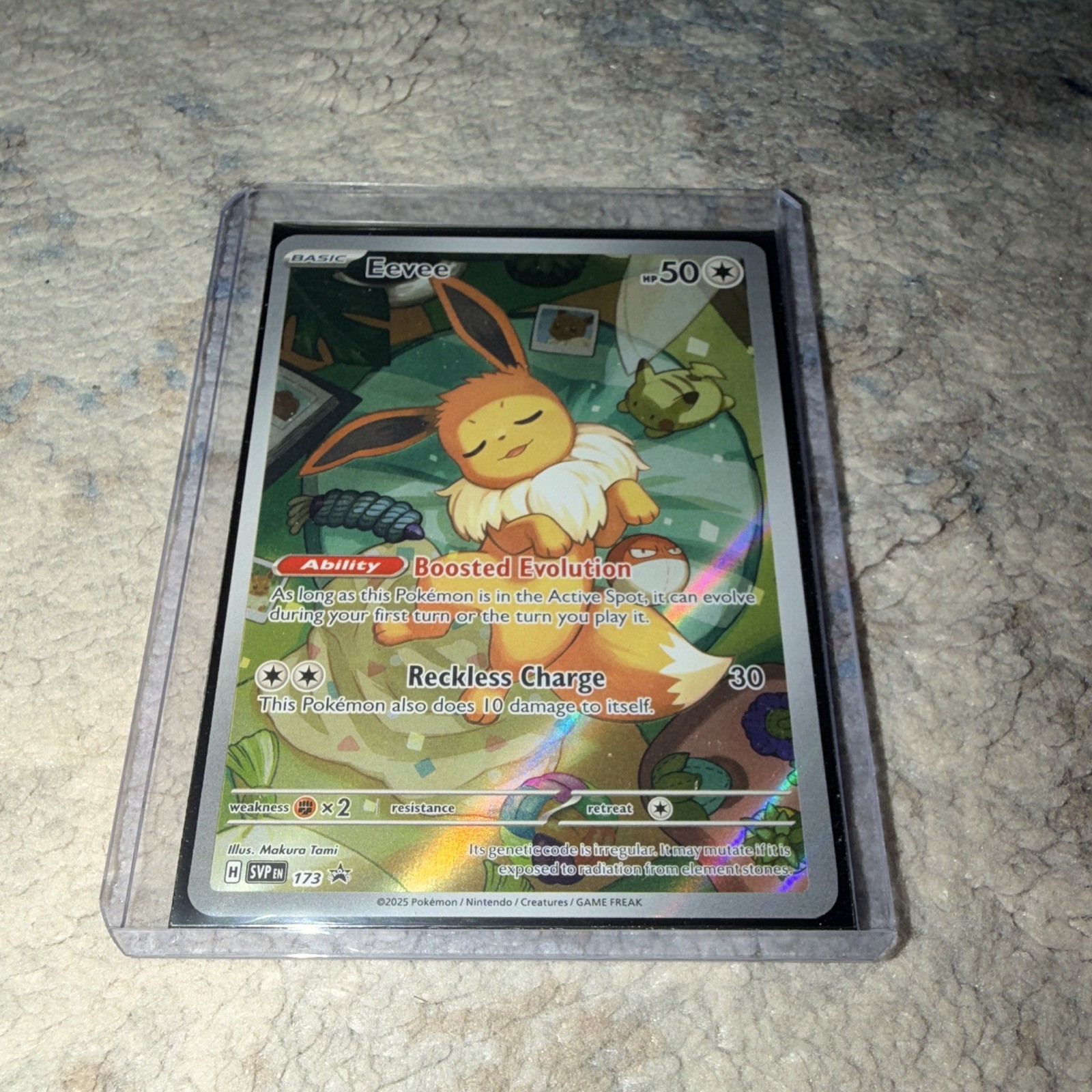 Eevee 173 SV Scarlet & Violet Promo Holo EN 50 HP Makura Tami