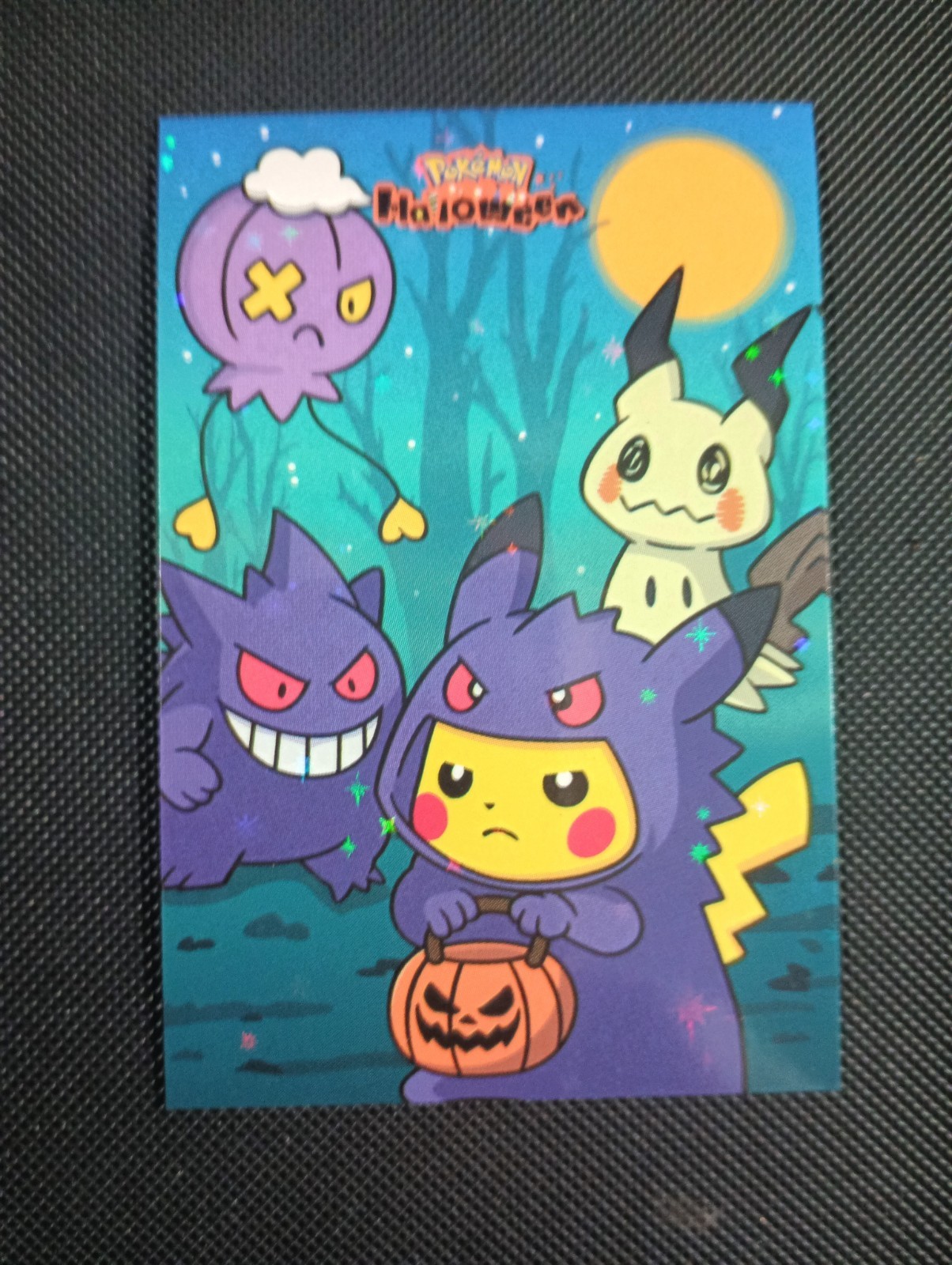 GENGAR Mimikyu Drifloom POKEMON DATABASE HALLOWEEN SET Star HOLO PERU 2025