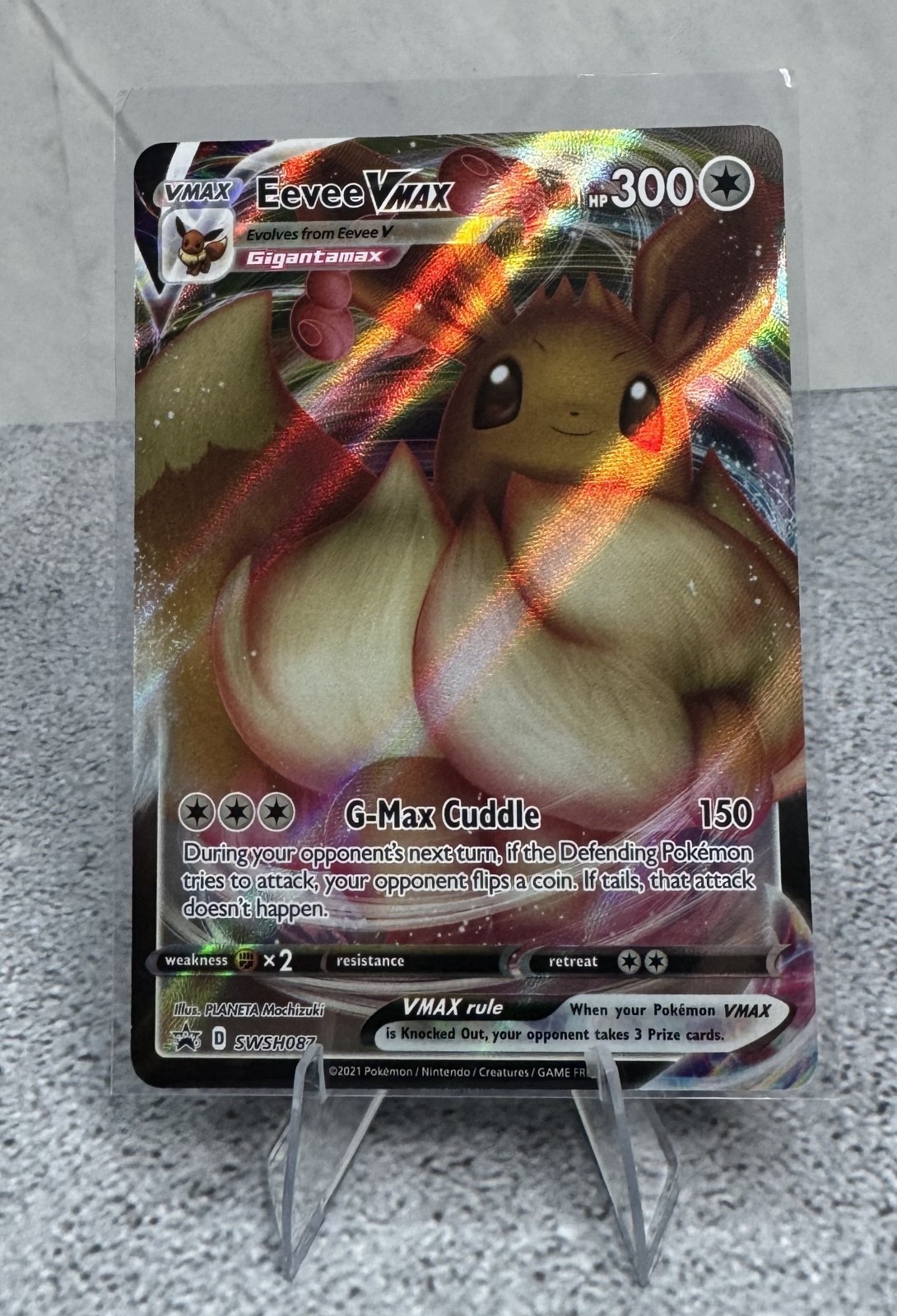 Eevee VMAX SWSH087 SWSH: Sword & Shield Promo Cards Holo