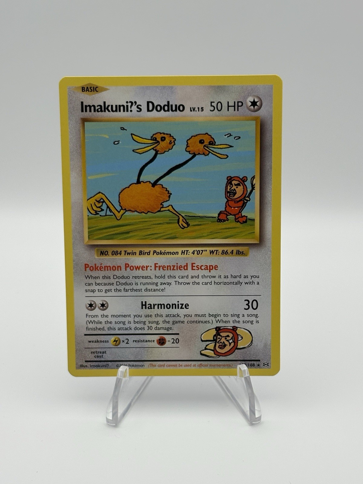 Imakuni?’s Doduo Secret Rare Imakuni Pokemon TCG XY – Evolutions 112/108 NM