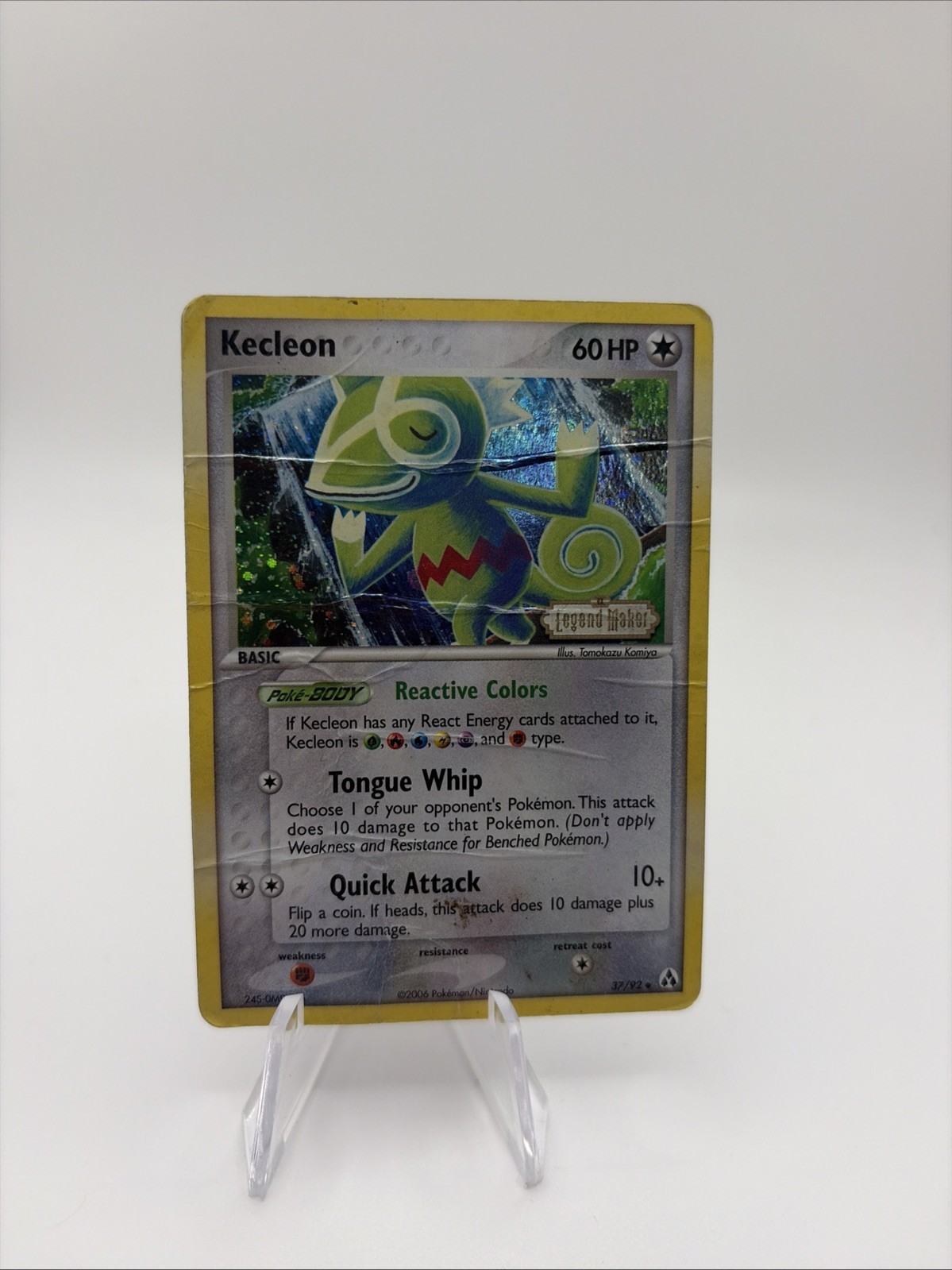 Pokémon TCG Kecleon 37/92 Stamped Ex Legend Maker 2006 – DM