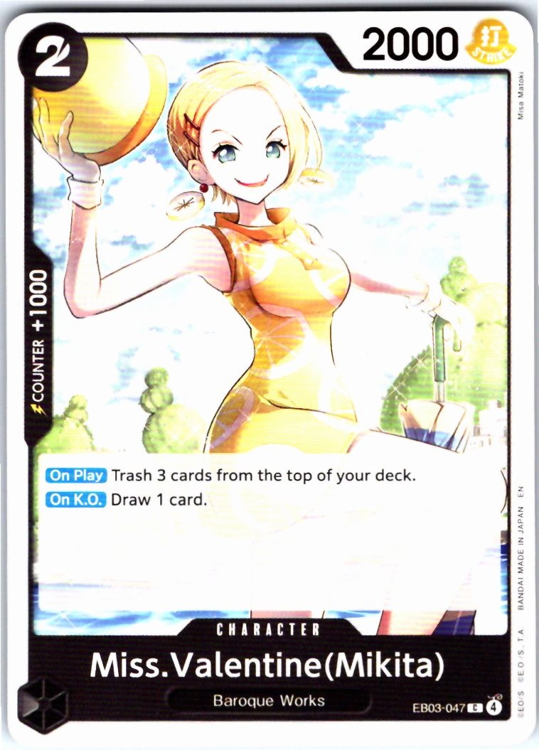 MISS.VALENTINE(MIKITA) – EB03-047 – C – ONE PIECE – HEROINES EDITION – NM