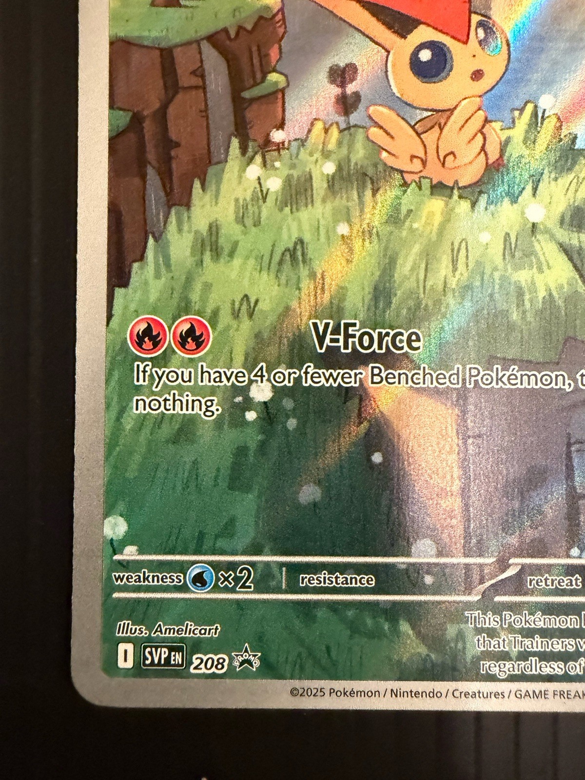 Pokémon Victini 208 SV Promo Card Illustration Collection, TCG English NM