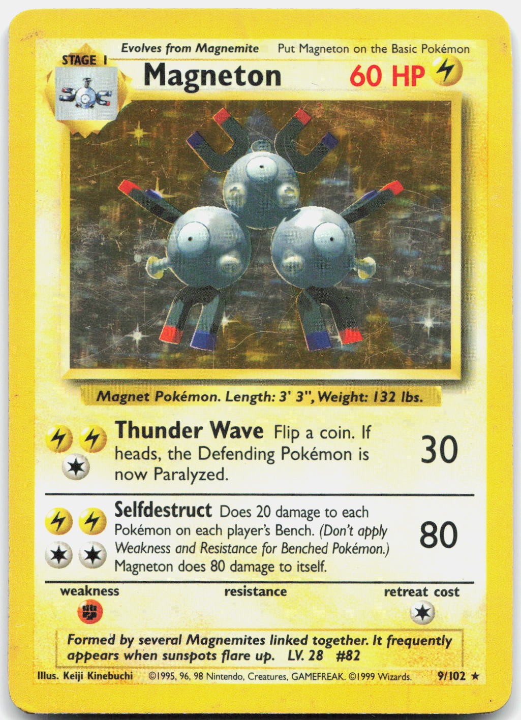 Magneton – #009/102 Base Set Holo HP