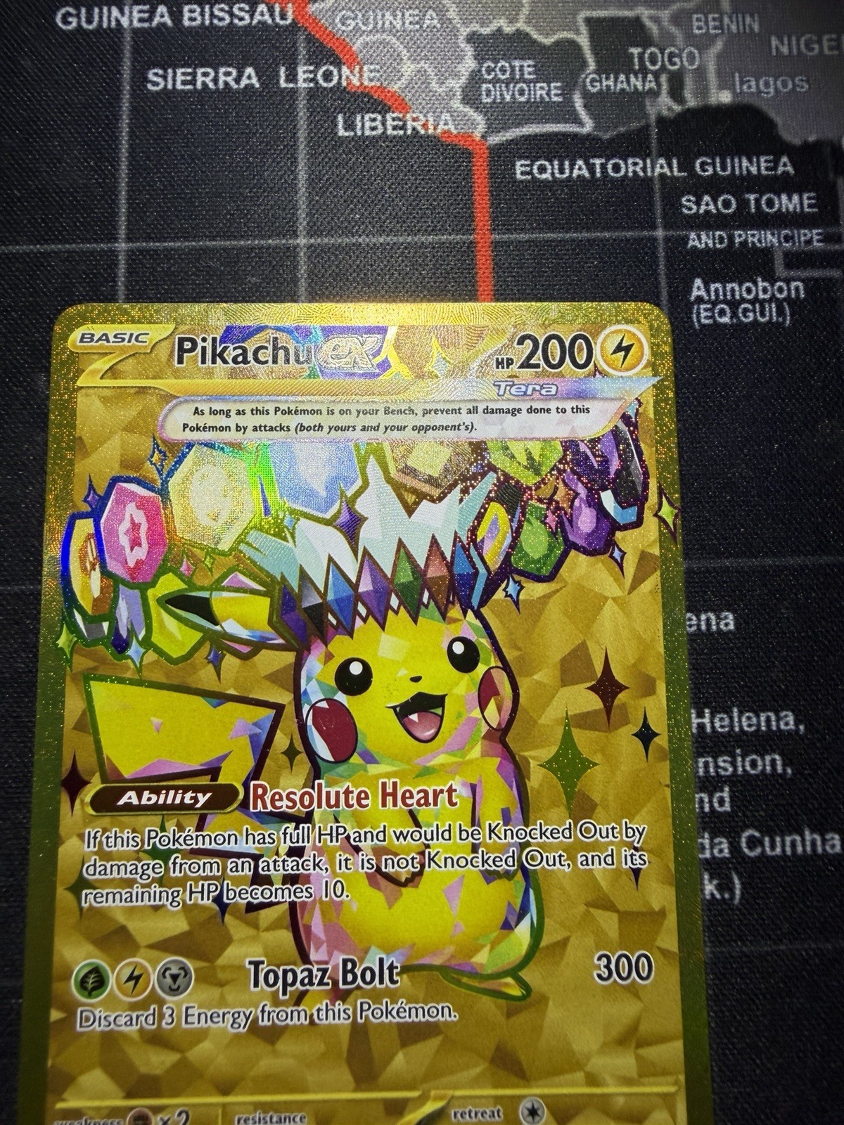 Pikachu ex 247/191 Sv08: Surging Sparks Holo