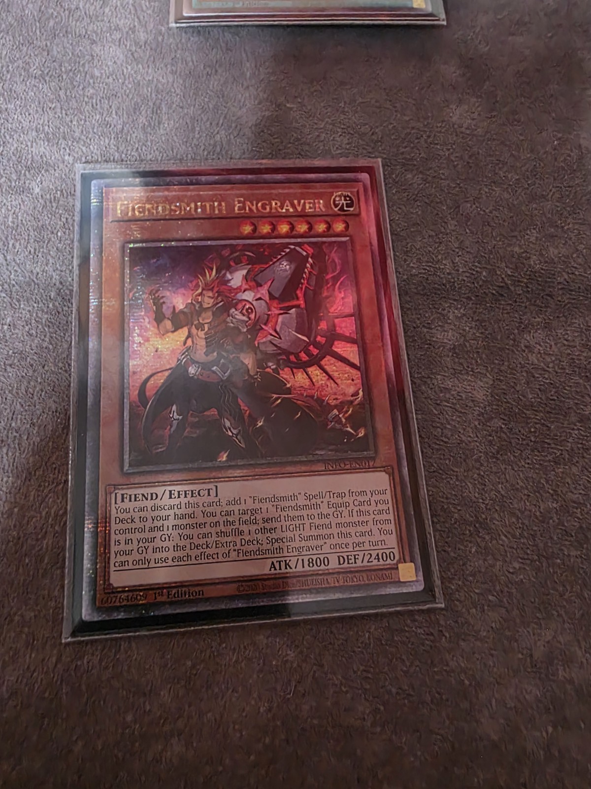 Fiendsmith Engraver (Quarter Century Secret Rare) INFO-EN017 The Infinite…