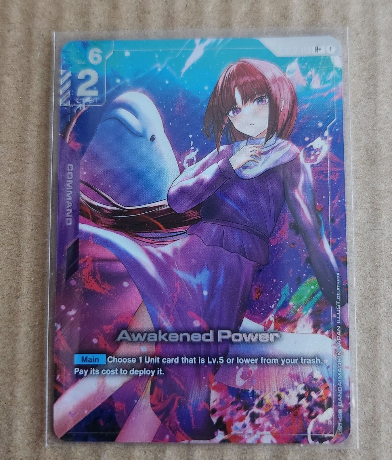 Gundam TCG GD02 Dual Impact Awakened Power GD02-110 R+