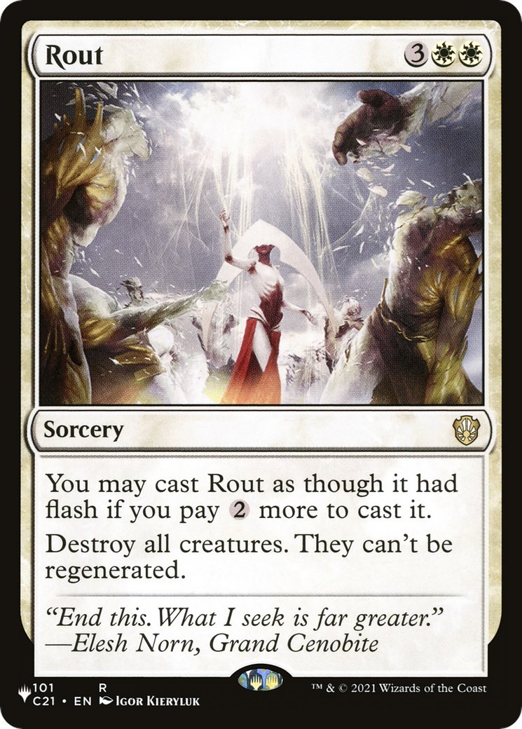 Rout (C21) Normal [LIST – 101/081] NM Magic