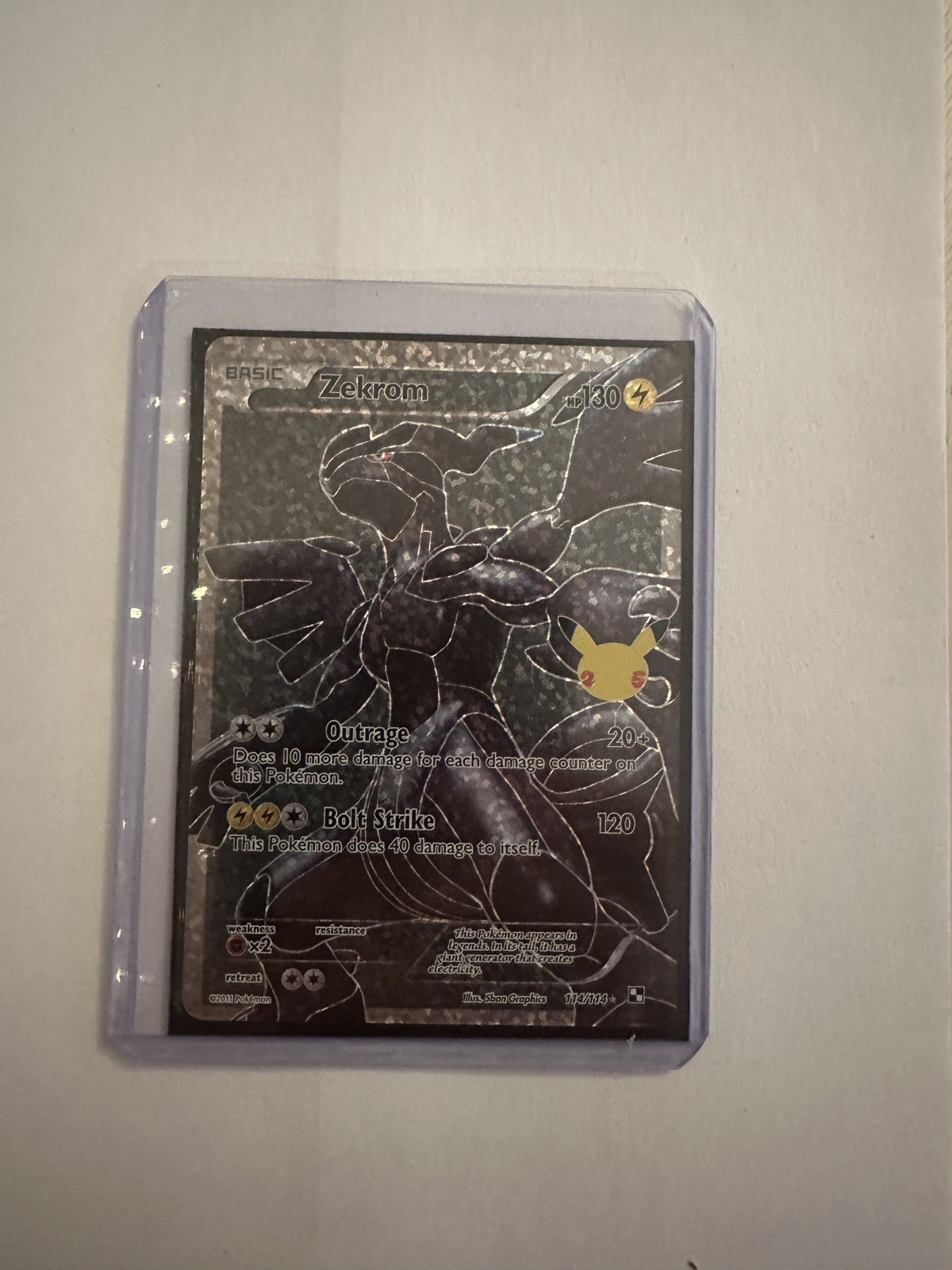 The Pokémon Company Zekrom 114/114 Celebrations Classic Collection Holo English