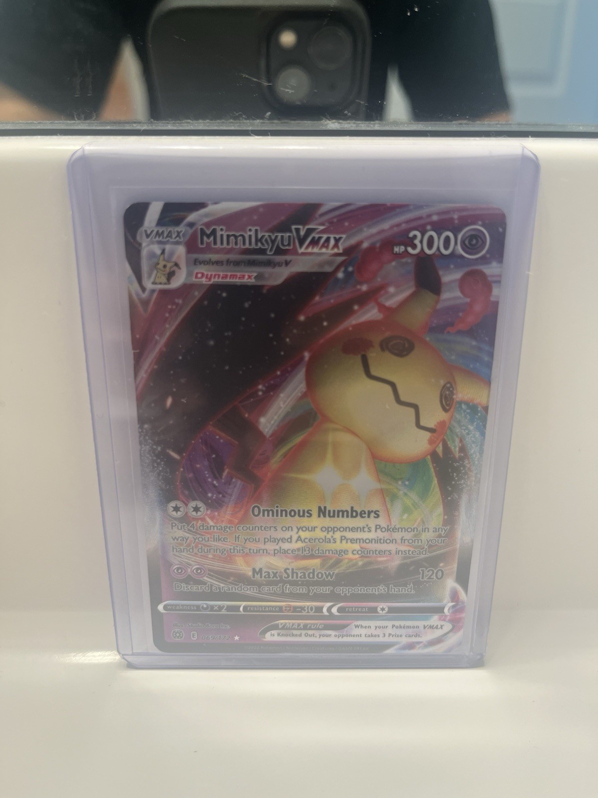 Mimikyu VMAX 069/172 Swsh09: Brilliant Stars Holo