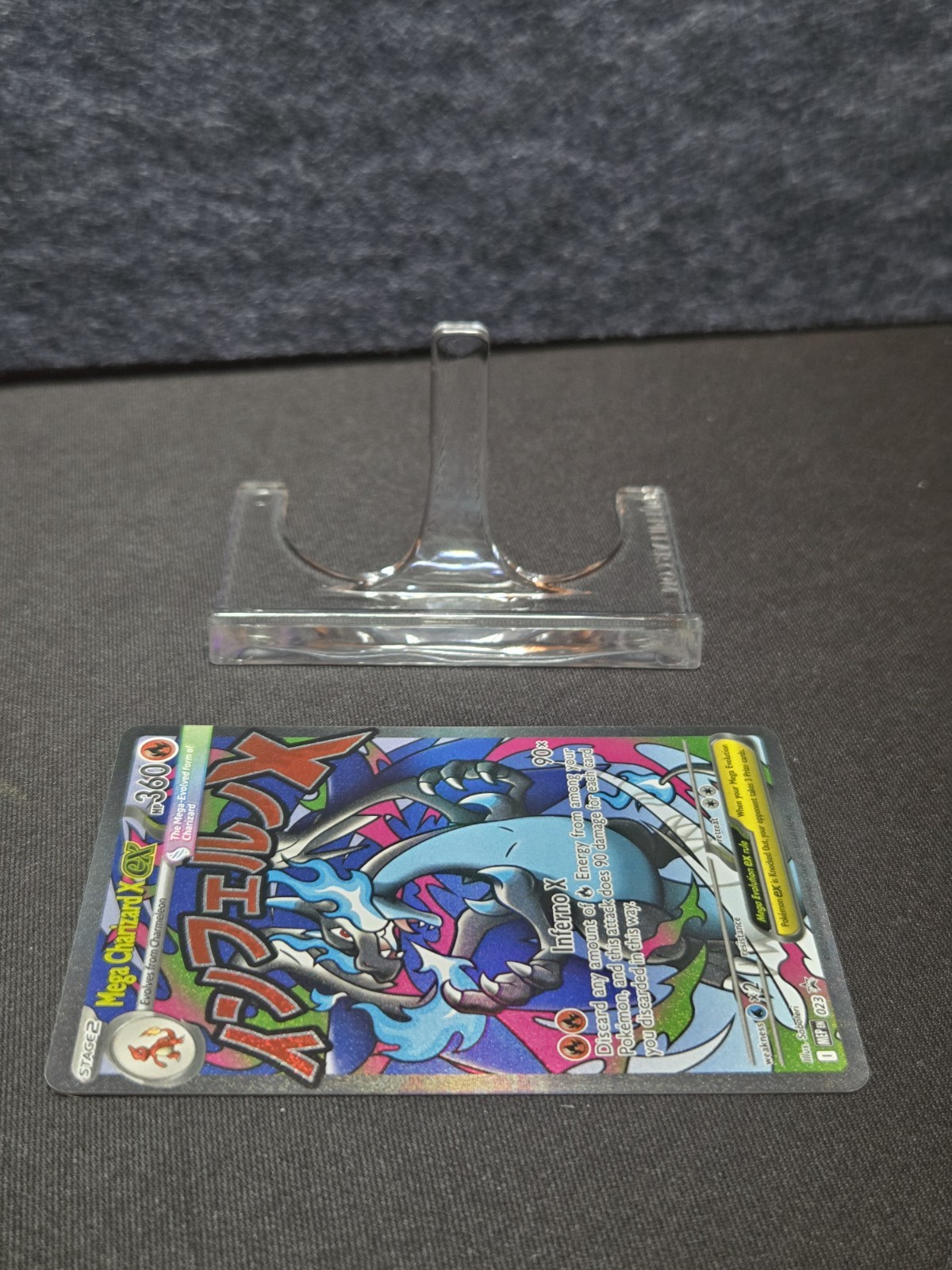 Mega Charizard X ex 023 Me: Mega Evolution Promo Holo – NMT