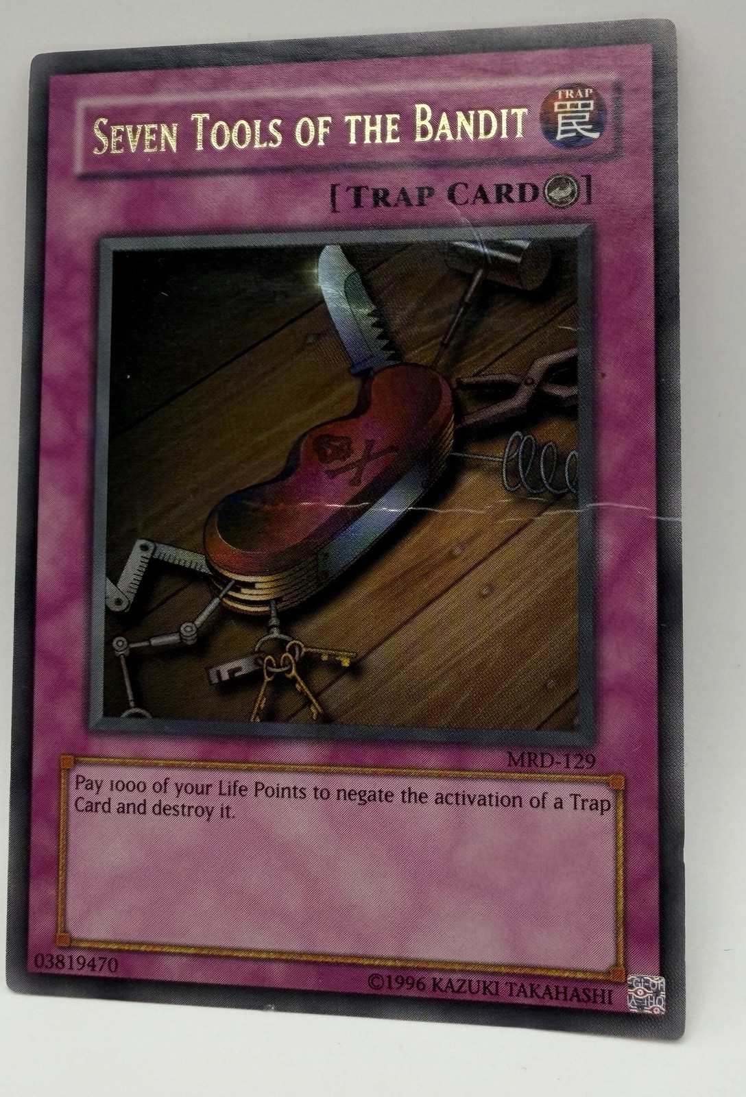 Yu-Gi-Oh Seven Tools of the Bandit MRD-129 Ultra Rare Unlimited HP Crease