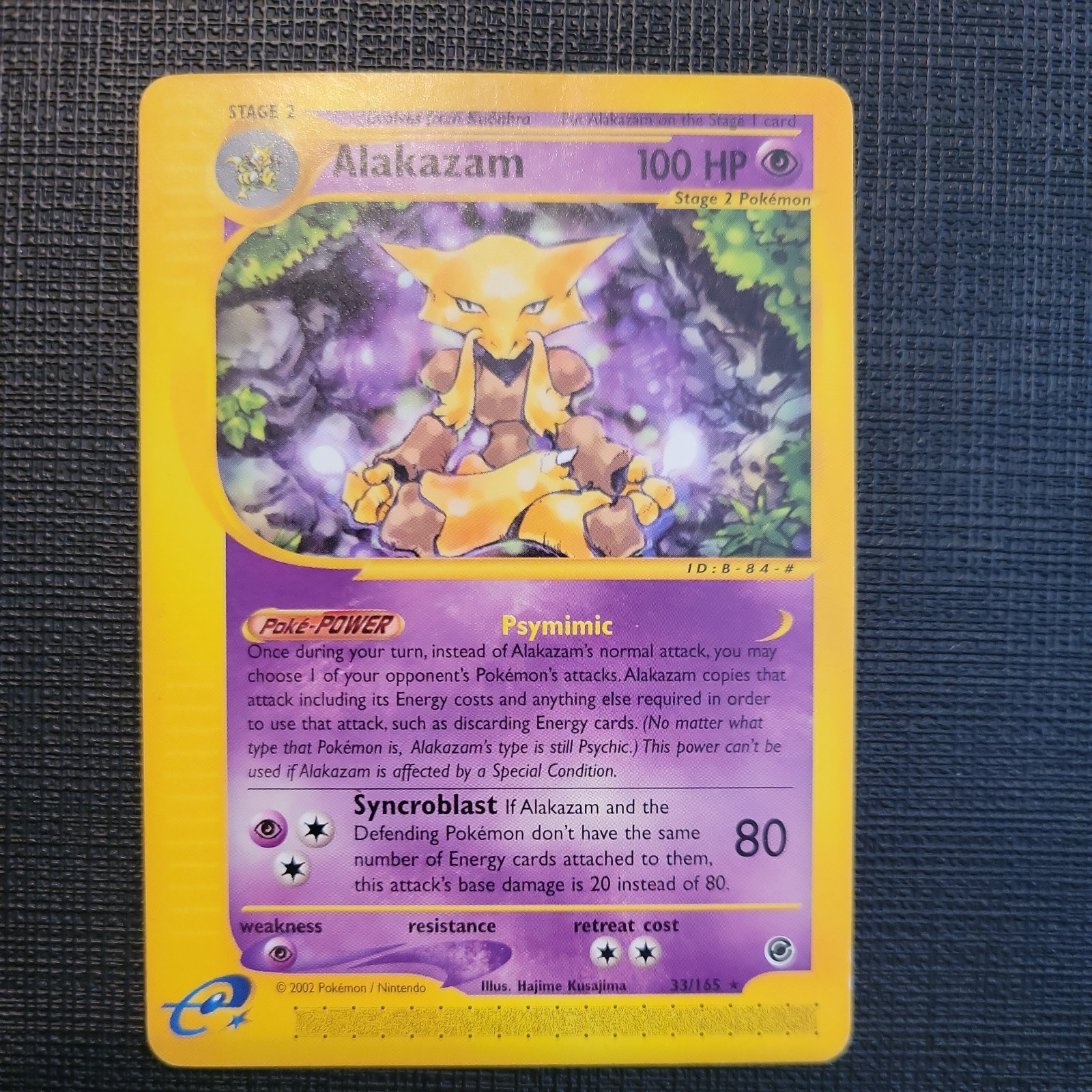 Alakazam Expedition Base Set Common Pokemon LP 33/165
