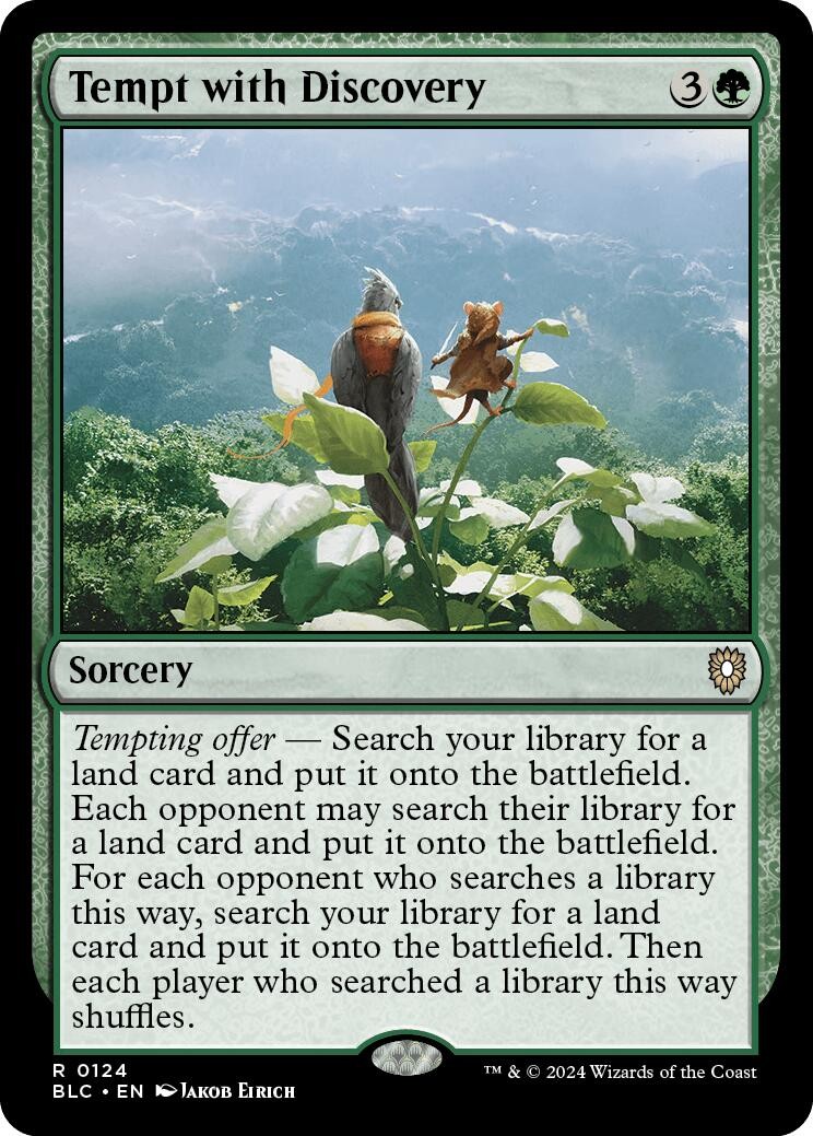 Magic – Tempt with Discovery – [BLC – 124 Near Mint]